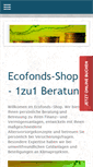 Mobile Screenshot of ecofonds-shop.de